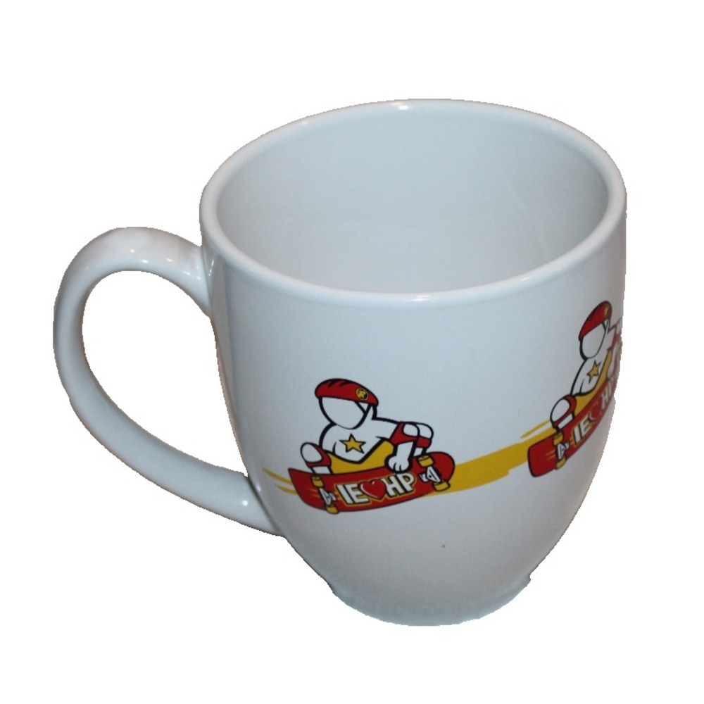 2 white skateboarding coffee mugs 16oz each lot - Picture 2 of 16
